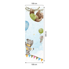 Carta da parati Circo della giungla dimensioni 1 Carta da parati Circo della giungla dimensioni 1