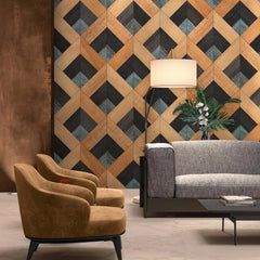 Carta da parati Chevron - soggiorno, locali pubblici Carta da parati Chevron - soggiorno, locali pubblici
