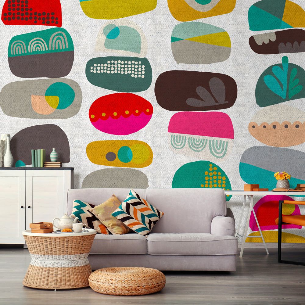 Carta da parati Balancing - soggiorno Carta da parati Balancing - soggiorno