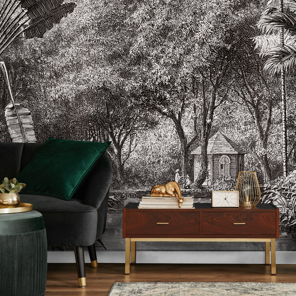 Carta da parati Giungla Africana soggiorno 2 Carta da parati Giungla Africana soggiorno 2