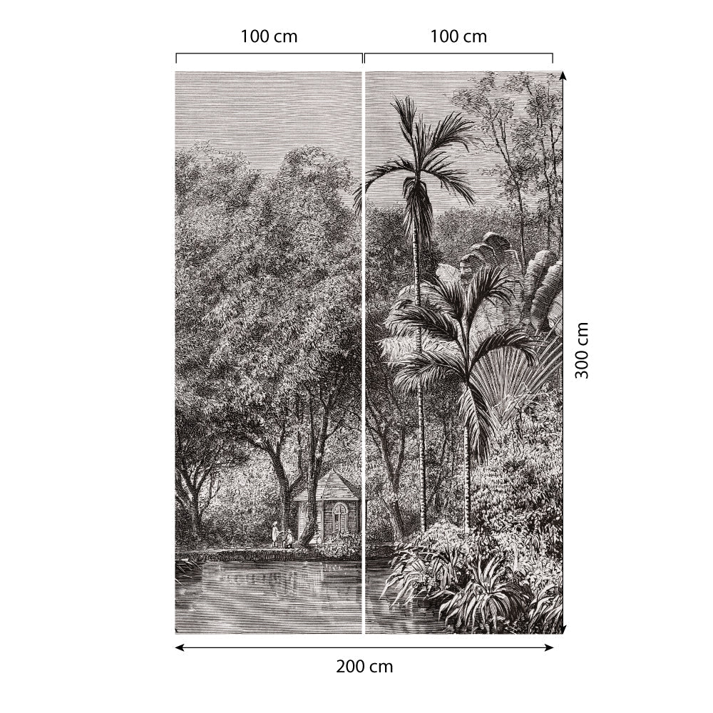 Carta da parati Giungla Africana dimensioni TNT 2 Carta da parati Giungla Africana dimensioni TNT 2