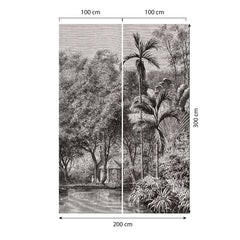 Carta da parati Giungla Africana dimensioni TNT 2 Carta da parati Giungla Africana dimensioni TNT 2