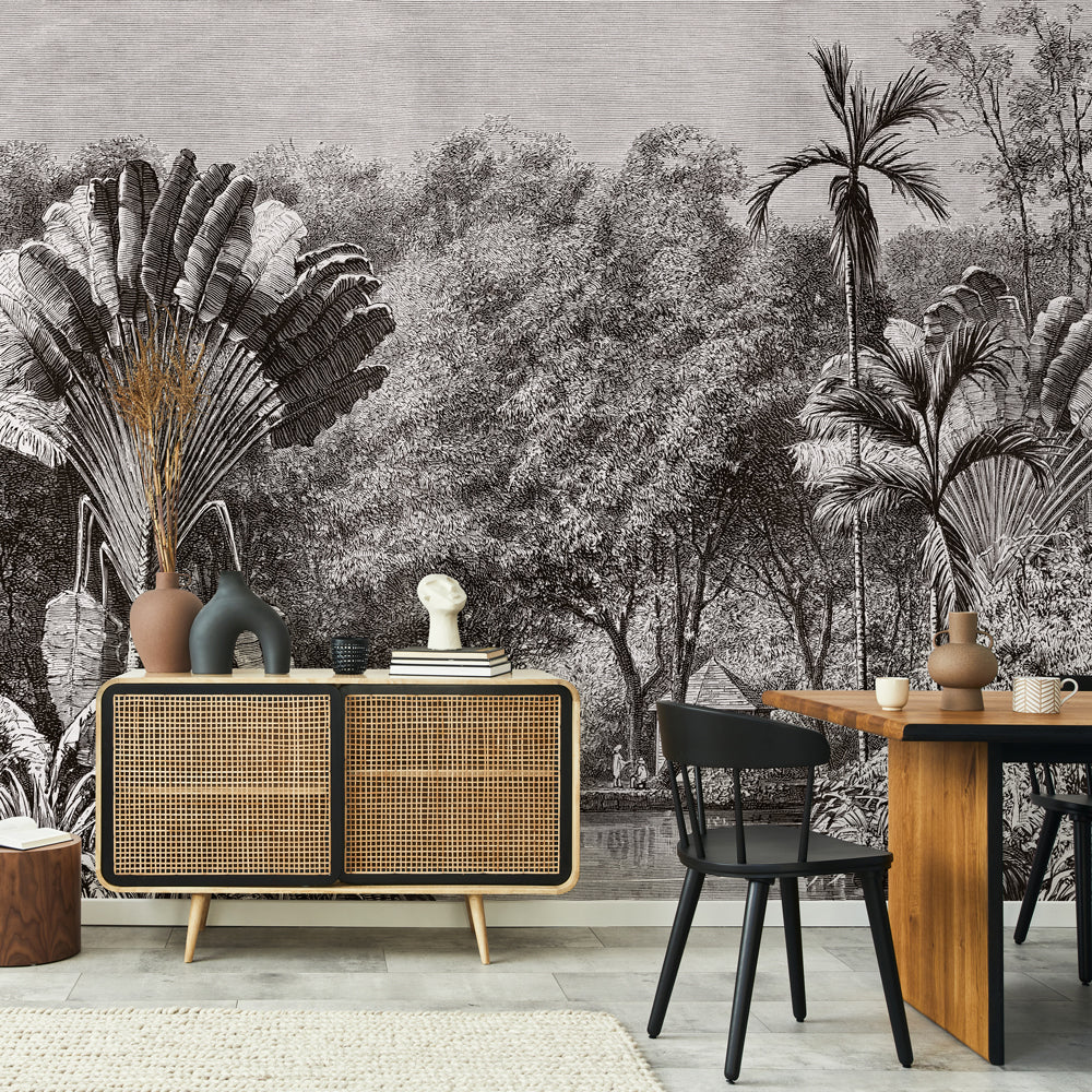Carta da parati Giungla Africana - soggiorno Carta da parati Giungla Africana - soggiorno