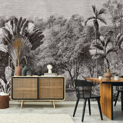 Carta da parati Giungla Africana - soggiorno Carta da parati Giungla Africana - soggiorno