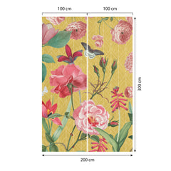 Carta da parati Profumo di rosa dimensioni 2 Carta da parati Profumo di rosa dimensioni 2