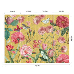 Carta da parati Profumo di rosa dimensioni 4 Carta da parati Profumo di rosa dimensioni 4