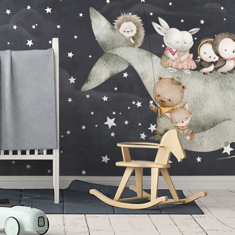 Carta da parati Avventura stellare per bambini 2 Carta da parati Avventura stellare per bambini 2