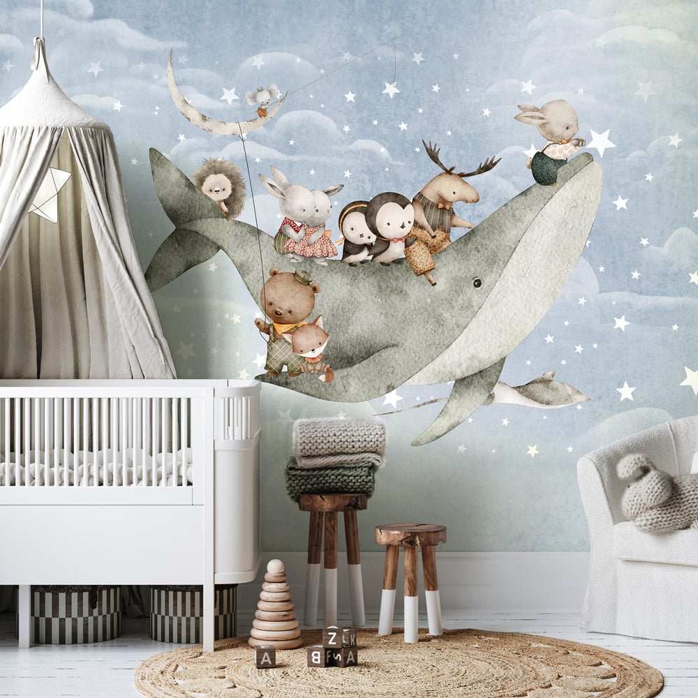 Carta da parati Avventura stellare per bambini 3 Carta da parati Avventura stellare per bambini 3