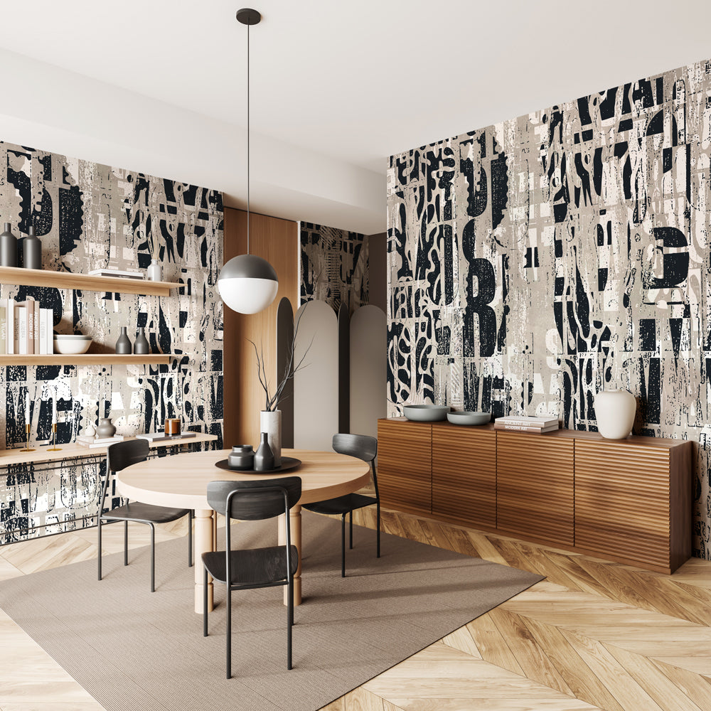 Carta da parati Impact - soggiorno | beige Carta da parati Impact - soggiorno | beige