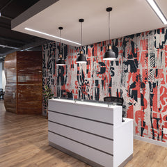 Carta da parati Impact - hotel | rossa Carta da parati Impact - hotel | rossa