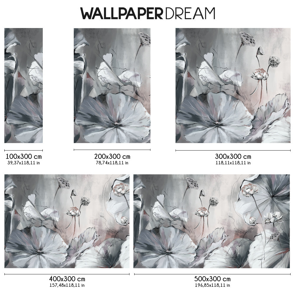 Carta da parati Lotus dimensioni Carta da parati Lotus dimensioni