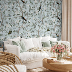 Carta da parati Profumo primaverile - soggiorno Carta da parati Profumo primaverile - soggiorno