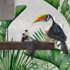 Carta da parati Tucano bagno 2 Carta da parati Tucano bagno 2