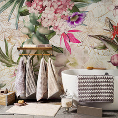 Carta da parati Primavera bagno 2 Carta da parati Primavera bagno 2