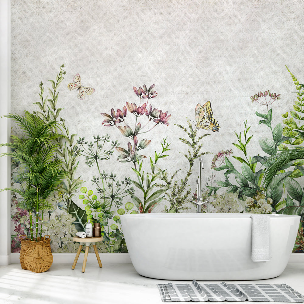Carta da parati Giardino dell'eden - bagno Carta da parati Giardino dell'eden - bagno
