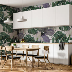 Carta da parati Vintage jungle - cucina Carta da parati Vintage jungle - cucina