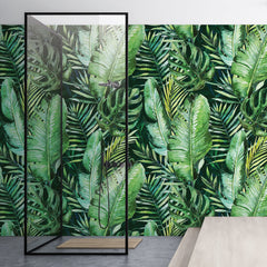 Carta da parati Tropical palm - box doccia Carta da parati Tropical palm - box doccia