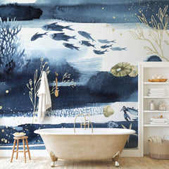 Carta da parati Zaffiro - bagno Carta da parati Zaffiro - bagno