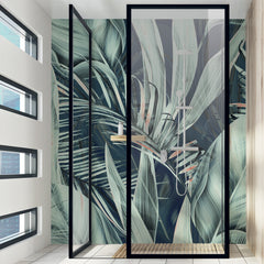 Carta da parati Foliage - box doccia, bagno Carta da parati Foliage - box doccia, bagno