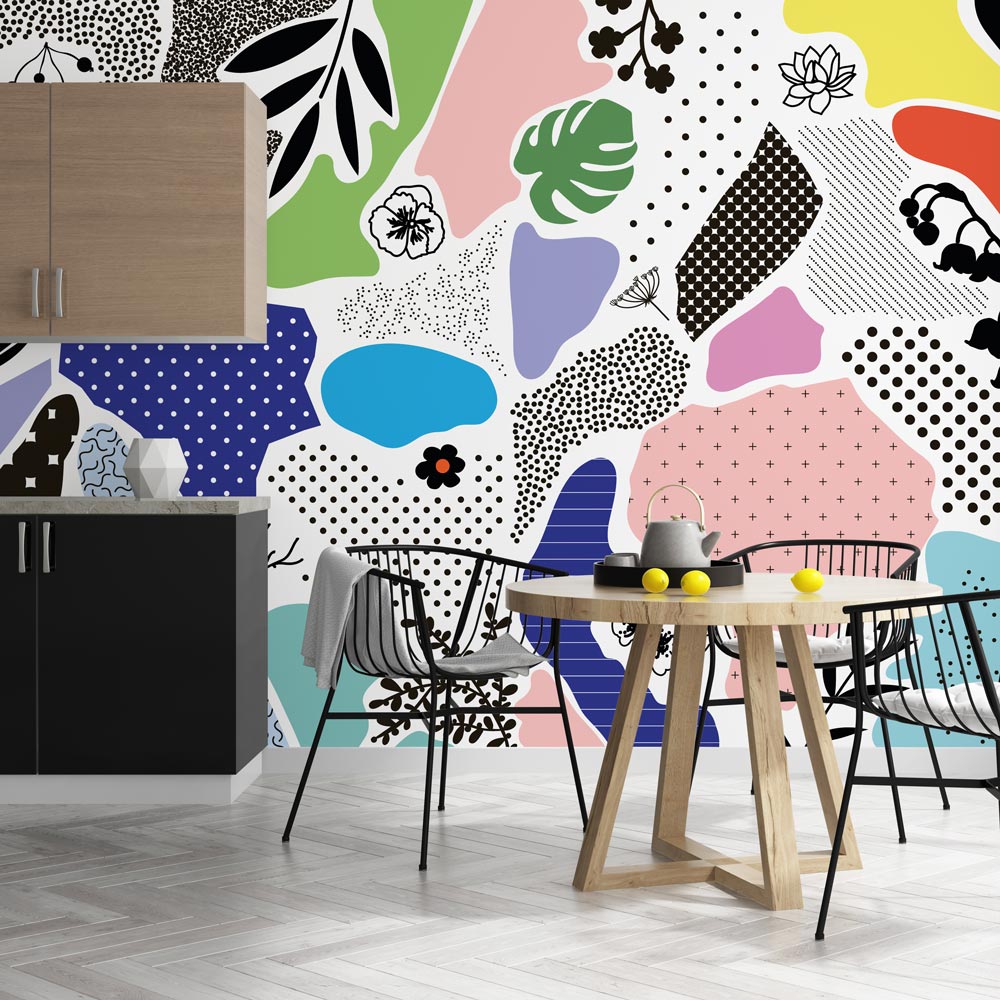 Carta da Parati in Fibra di Vetro Natura irregolare - cucina Carta da Parati in Fibra di Vetro Natura irregolare - cucina