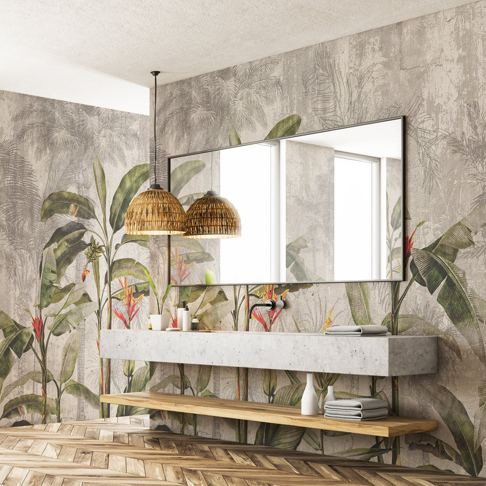 Carta da parati Natura equatoriale - bagno Carta da parati Natura equatoriale - bagno