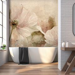 Carta da parati Petali evanescenti - bagno  Carta da parati Petali evanescenti - bagno