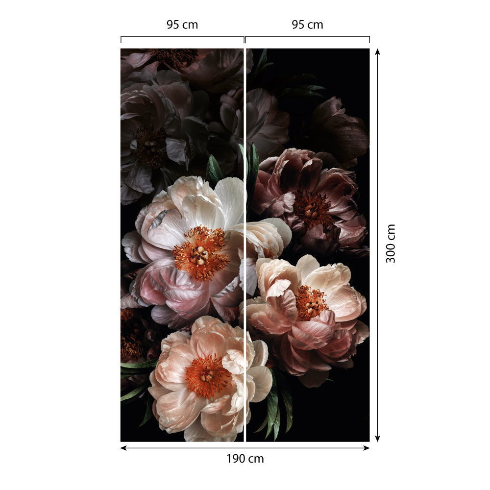 Carta da parati Roseto dimensioni 2 Carta da parati Roseto dimensioni 2