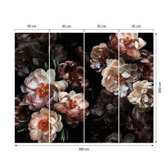 Carta da parati Roseto dimensioni 4 Carta da parati Roseto dimensioni 4