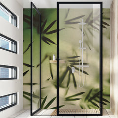 Carta da parati in Fibra di Vetro Bamboo - box doccia Carta da parati in Fibra di Vetro Bamboo - box doccia