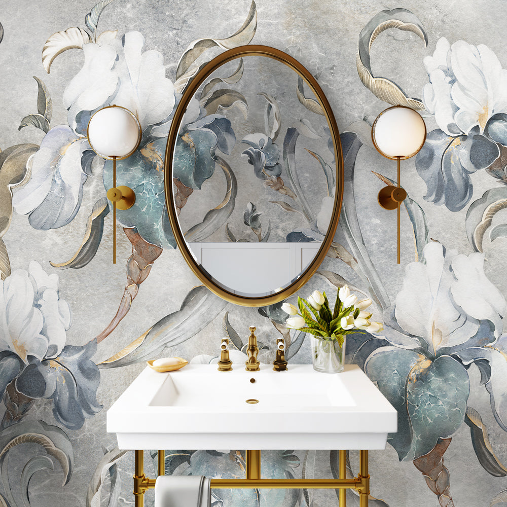 Carta da parati Iris - bagno Carta da parati Iris - bagno