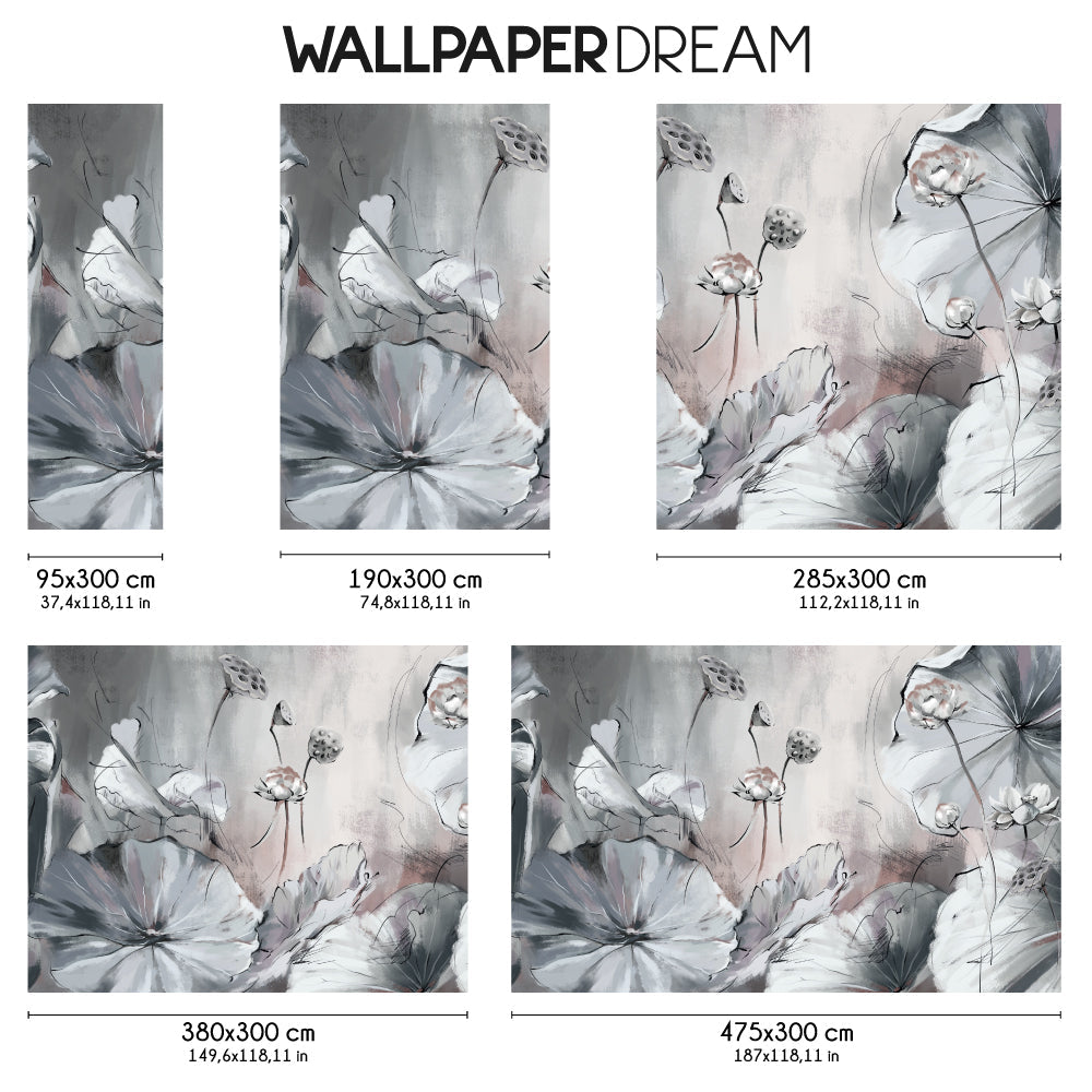 Carta da parati Lotus dimensioni Carta da parati Lotus dimensioni