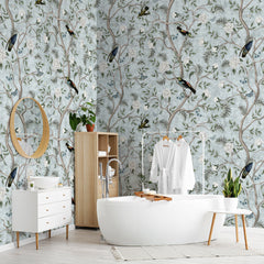 Carta da parati Profumo primaverile - bagno Carta da parati Profumo primaverile - bagno