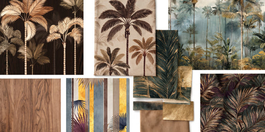 Moodboard d'Arredo: Guida alla Scelta di Materiali e Carte da Parati