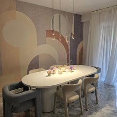 Carta da parati Fantasia d'archi - sala da pranzo