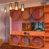 Abstract ribbons Wall Mural