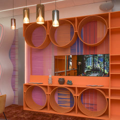 Abstract ribbons Wall Mural