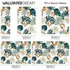 Carta da parati Tropical flowers dimensioni TNT