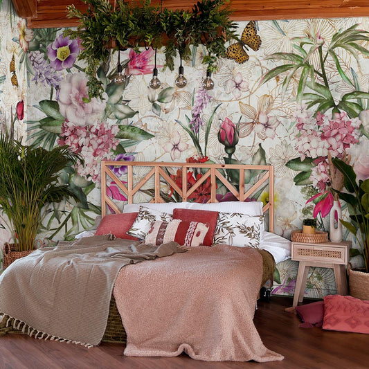 Carta da parati Primavera - camera da letto