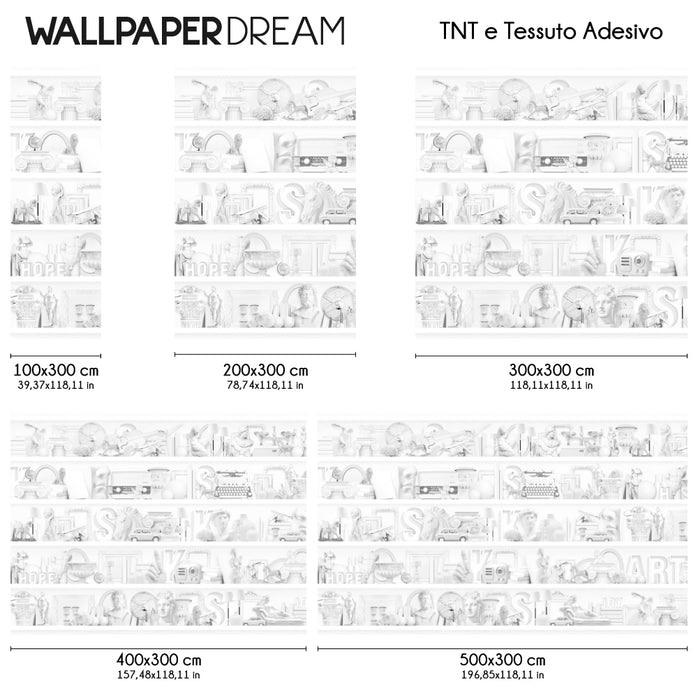 Carta da parati Statue dimensioni TNT