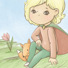 Little Prince Dreams Wall Mural