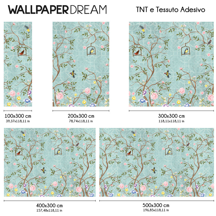 Carta da parati Shabby Spring dimensioni TNT