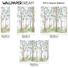 Carta da parati Watercolor grove dimensioni TNT