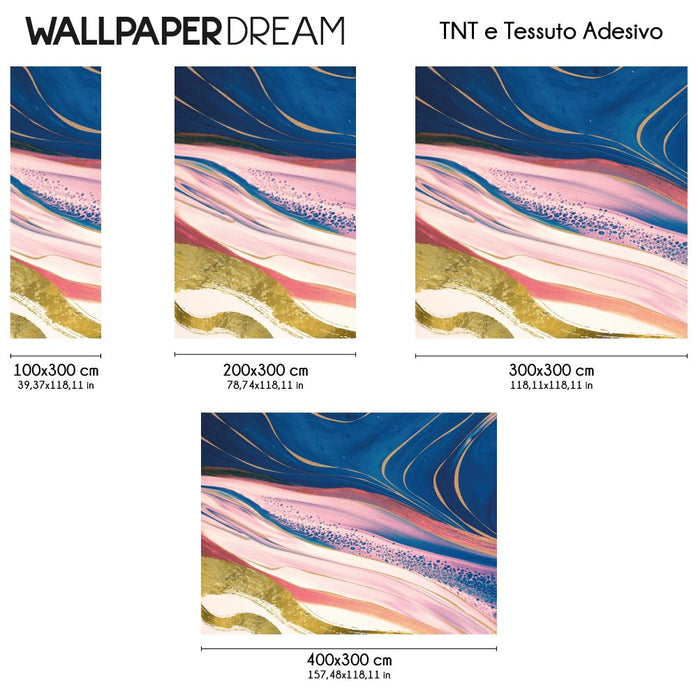 Carta da parati Ink wave dimensioni TNT