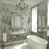 Carta da parati Tropical birds - bagno