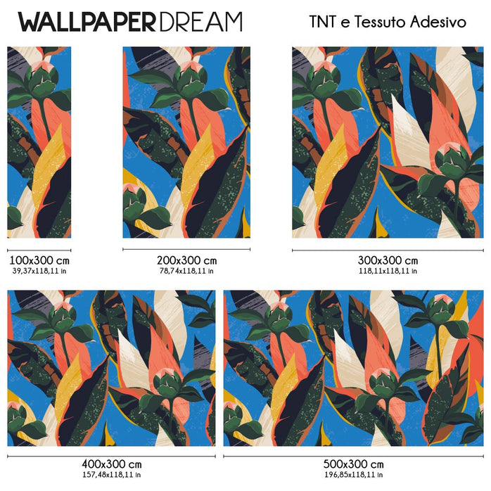 Carta da parati Peonie moderne - dimensioni TNT