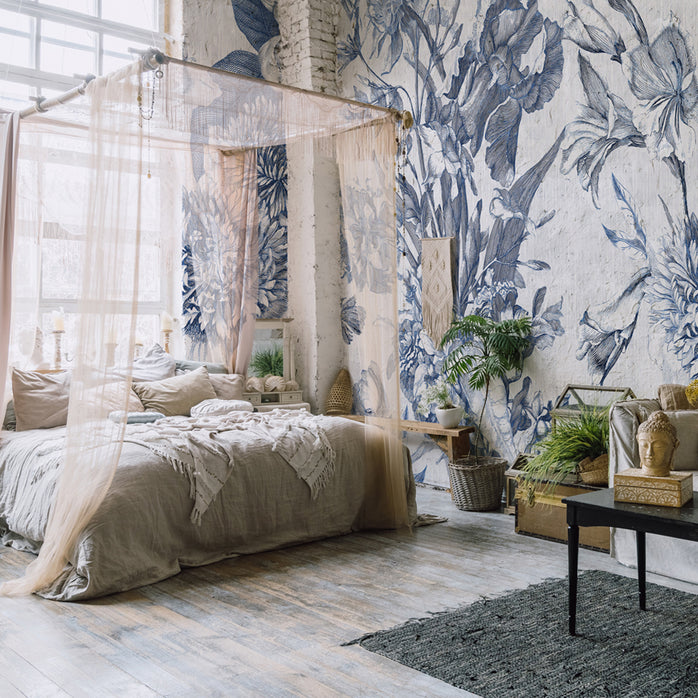 Carta da parati Sinfonia - camera da letto