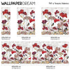 Carta da parati Flowers collage dimensioni TNT