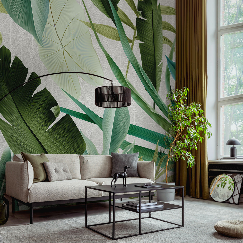 Carta da parati Pace pluviale - soggiorno