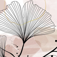 Fiberglass Wallpaper Floral lines