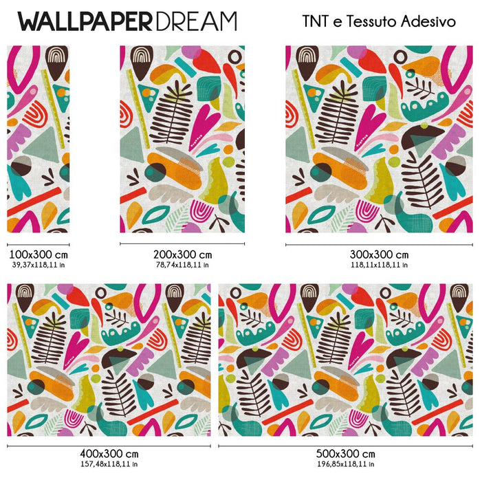 Carta da parati Colorful Nature dimensioni TNT